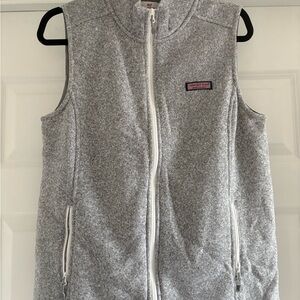 Vineyard Vines Gray Fleece Vest